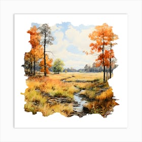 Autumn Landscape 6 Art Print