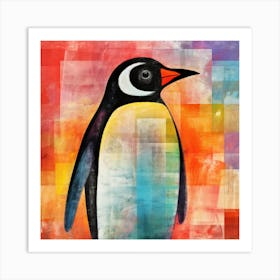 Maraclemente Penguin Painting Style Of Paul Klee Seamless Art Print