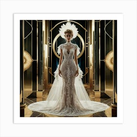 Wedding Dress 1 Art Print