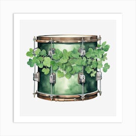 Shamrock Drum 4 Art Print