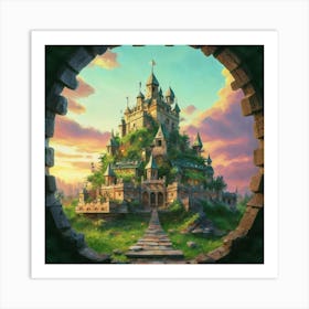 The Castle In seicle 15 Art Print