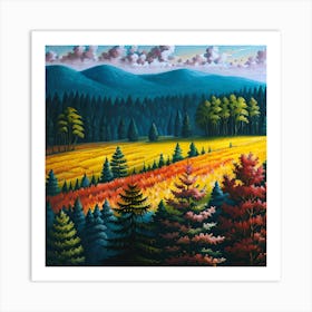 Autumn Landscape Art Print