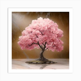 Pink Blossom Tree1 1 Art Print