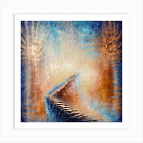 The narrow path Art Print