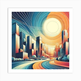 Cityscape 46 Art Print