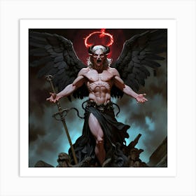 Demons And Angels Art Print