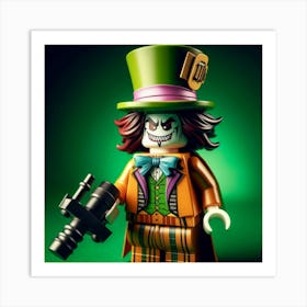 Mad Hatter from Batman in Lego style 2 Art Print