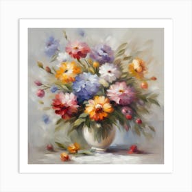 Flowers In A Vase 19 Art Print