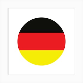 German Flag Art Print