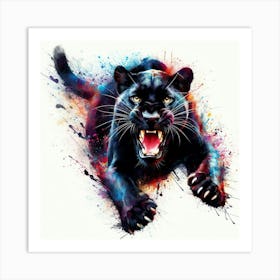 Panther Painting Art Print