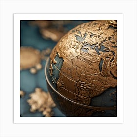 World Globe 1 Art Print