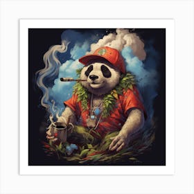 Sauceboss0283 Detailed Panda Bear Wearing A Tie Die Grateful De 6a183709 D5b4 4e09 A446 833de9ca8f74 Art Print