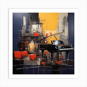 Grand Piano Art Print