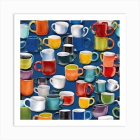 Coffee Mugs Art Print