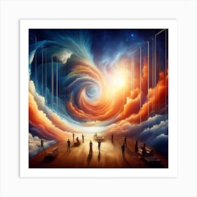 'Clouds' Art Print