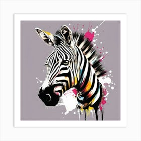 Zebra Art Print