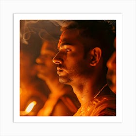 Hindu Devotees 1 Art Print