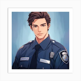 Police Officer Art Print