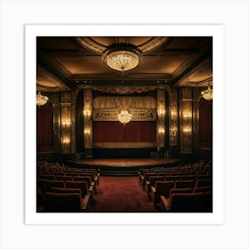 Theatre Interior 4 Art Print