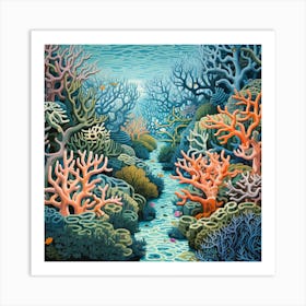 Coral Reef 4 Art Print