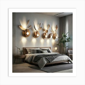 Modern Bedroom 1 Art Print