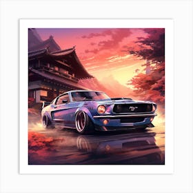 Japanese Car Art Print