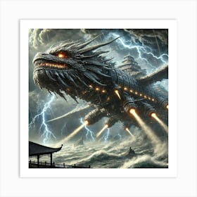 Shenlong Dreadnought Storm Generation Art Print