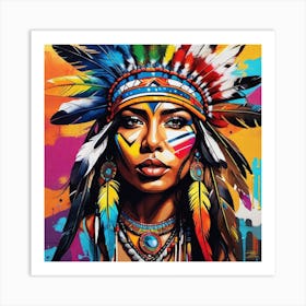 Indian Woman 2 Art Print