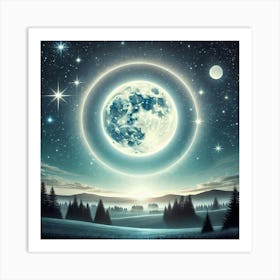 Full Moon In The Sky 30 Art Print