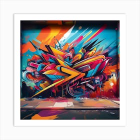 Graffiti Art 16 Art Print