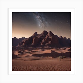 Desert calm Art Print