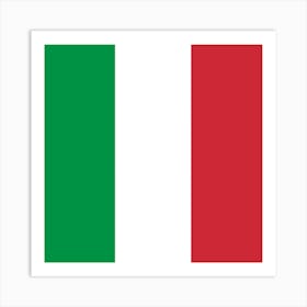 Flag Of Italy Art Print