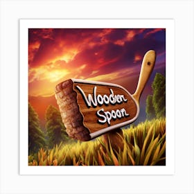 Wooden Spoon Survivor (1) Art Print