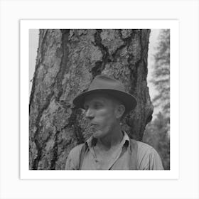 Untitled Photo, Possibly Related To Grant County, Oregon, Malheur National Forest, Lumberjack Starting The 1 Art Print