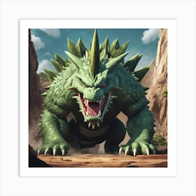 Dragon Monster Art Print