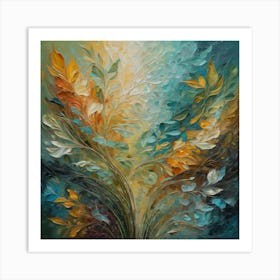 Abstract Tree Painting Art Print