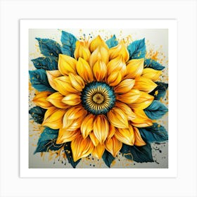 Sunflower 16 Art Print