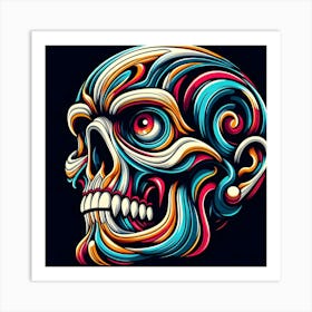 Skull Art 8 Art Print