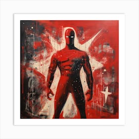 Red Man Art Print