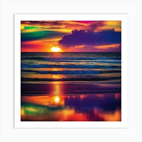 Colorful Sunset 1 Art Print