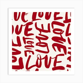 Love Love Love Art Print