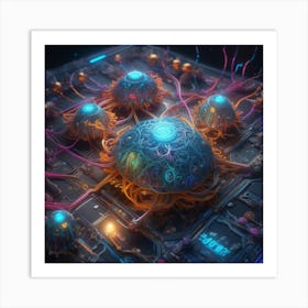 Cyborg 129 Art Print