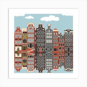 Amsterdam Skyline Art Print