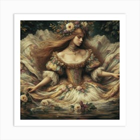 Victorian princess Art Print