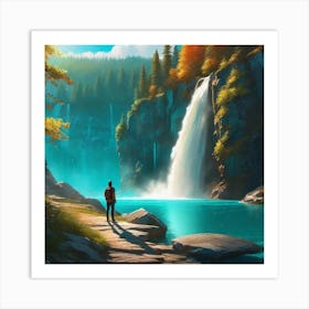 Waterfall 22 Art Print