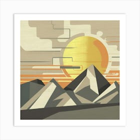 Mountain Landscape Art Print