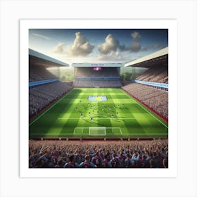 Aston Villa Stadium Art Print