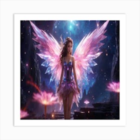 Pink Fairy Art Print