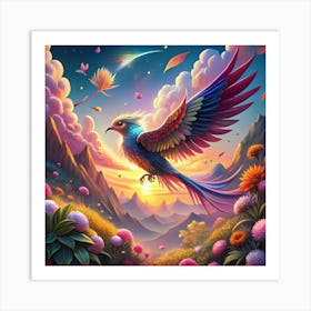 Bird In The Sky Art Print