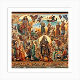Mural Of The Savior Art Print